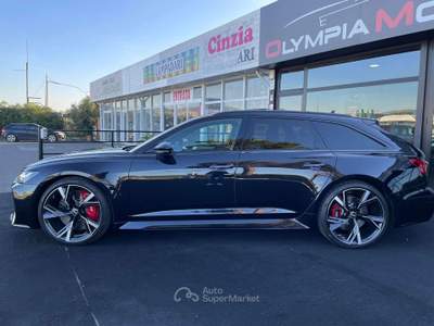 Audi RS 6 AVANT 630CV PERFORMANCE LASER 22 TETTO Nero usata Ciampino