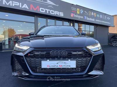 Audi RS 6 AVANT 630CV PERFORMANCE LASER 22 TETTO Nero usata Ciampino