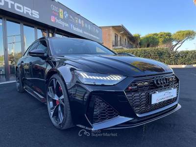 Audi RS 6 AVANT 630CV PERFORMANCE LASER 22 TETTO Nero usata Ciampino