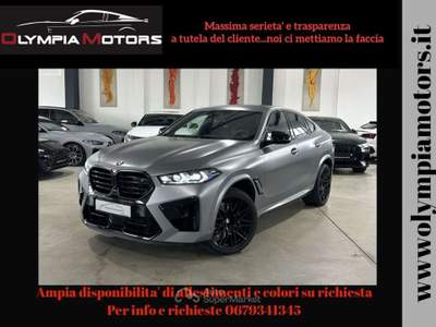 BMW X6 X6 M COMPETITION PANORAMA CARBON 22' LASER H&K KAMERA Grigio usata Ciampino