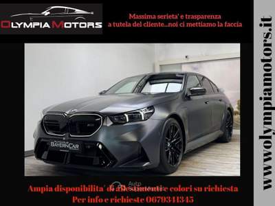 BMW Serie 5 M5 M5 BERLINA 4.4 727CV PANORAMA CARBON LASER KAMERA 360 Grigio usata Ciampino