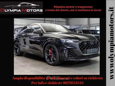 Audi RS Q8 PERFORMANCE KERAMIC TETTO B&O KAMERA MATRIX 23 Nero usata Ciampino
