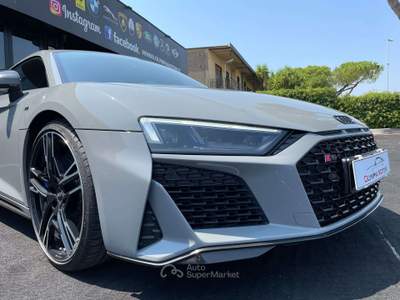 Audi R8 COUPE V10 PERFORMANCE Q4 NAVI LED KERAMIK 20' LED Grigio usata Ciampino