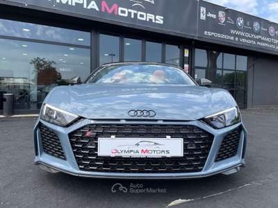 Audi R8 CABRIO V10 PERFORMANCE Q4 KERAMIK NAVI LED 20' LED Grigio usata Ciampino
