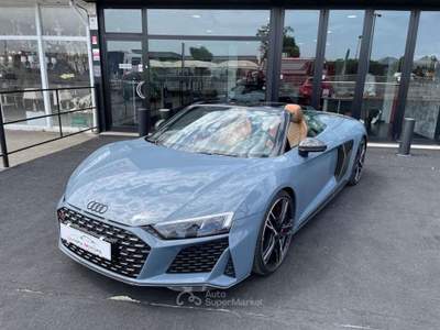 Audi R8 CABRIO V10 PERFORMANCE Q4 KERAMIK NAVI LED 20' LED Grigio usata Ciampino