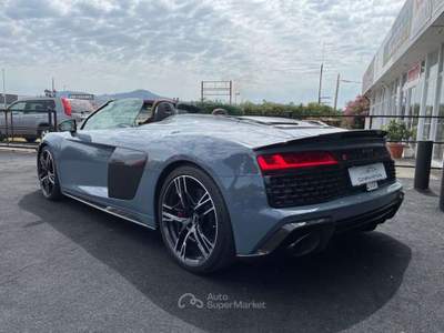 Audi R8 CABRIO V10 PERFORMANCE Q4 KERAMIK NAVI LED 20' LED Grigio usata Ciampino