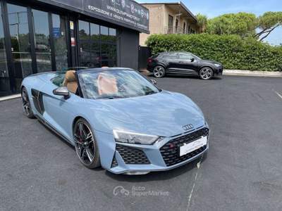 Audi R8 CABRIO V10 PERFORMANCE Q4 KERAMIK NAVI LED 20' LED Grigio usata Ciampino