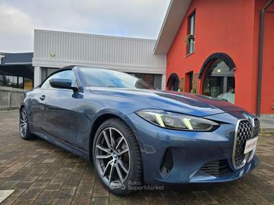 BMW Serie 4 420d CABRIO Rosso usata Lesmo