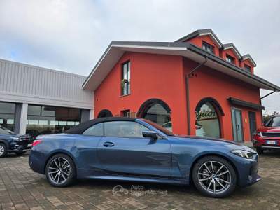 BMW Serie 4 420d CABRIO Rosso usata Lesmo