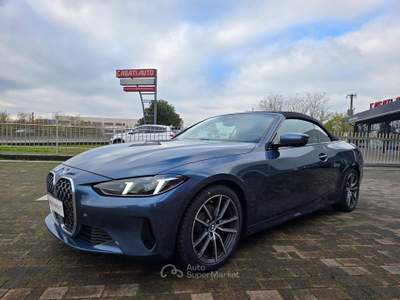 BMW Serie 4 420d CABRIO Rosso usata Lesmo