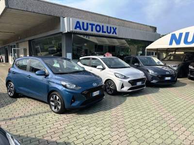 Hyundai i10 1.0 MPI Connectline Blu/Azzurro usata Somma Lombardo