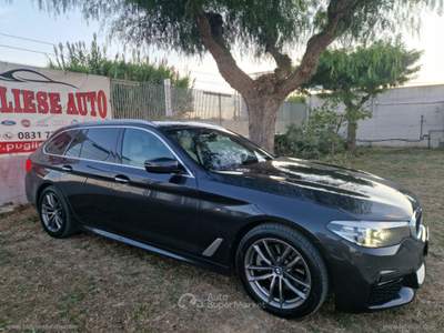 BMW Serie 5 520d 520d aut. Touring Msport TETTO LUCI AMBIENTE Grigio usata Latiano
