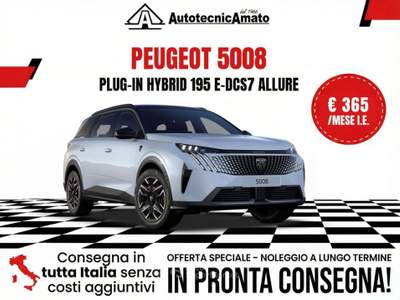 Peugeot 5008 Plug-in Hybrid 195 e-DCS7 Allure Nero usata Marsala