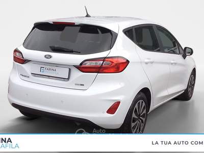 Ford Fiesta Fiesta 5p 1.0 ecoboost h titanium 125cv Bianco usata Marcianise