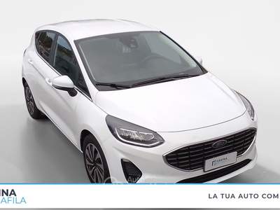 Ford Fiesta Fiesta 5p 1.0 ecoboost h titanium 125cv Bianco usata Marcianise