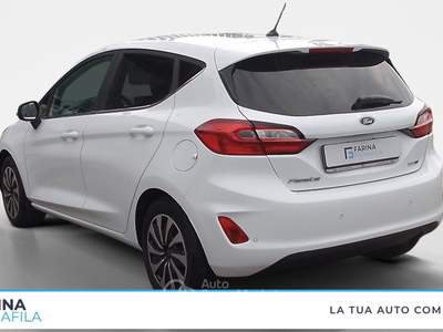 Ford Fiesta Fiesta 5p 1.0 ecoboost h titanium 125cv Bianco usata Marcianise