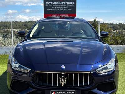 Maserati Ghibli V6 Diesel 250cv GranSport (Tetto/APP/Navi/Led) Blu/Azzurro usata Castellaneta