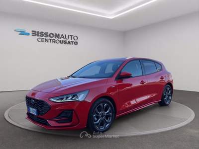 Ford Focus 1.0t ecoboost h st-line 125cv Rosso usata Grumolo delle Abbadesse