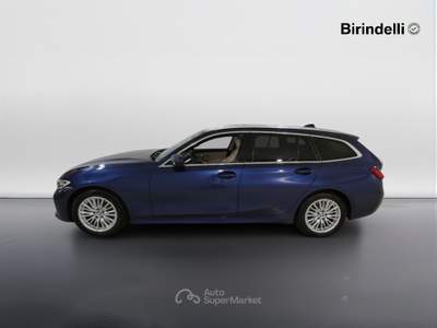 BMW Serie 3 320d Serie3(g20/21/80/81 - 320d 48v touring luxury Blu/Azzurro usata Vinci