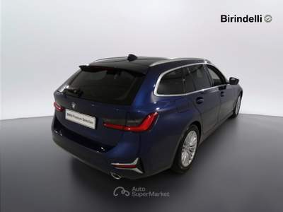 BMW Serie 3 320d Serie3(g20/21/80/81 - 320d 48v touring luxury Blu/Azzurro usata Vinci