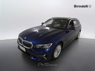 BMW Serie 3 320d Serie3(g20/21/80/81 - 320d 48v touring luxury Blu/Azzurro usata Vinci