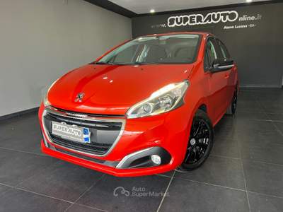 Peugeot 208 BlueHDi 75 5 porte KM 75.000 Arancione usata Atena lucana