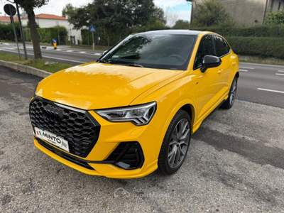 Audi Q3 SPB 35 TDI S tronic S line edition Identity Black Giallo usata Mirano
