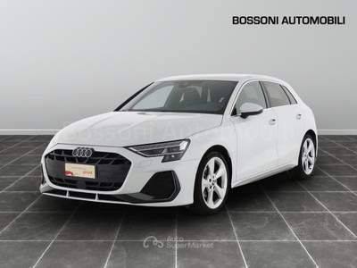 Audi A3 sportback 2.0 tdi 150cv s line edition s tronic Bianco usata Cremona