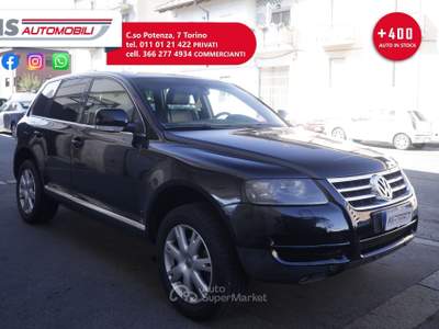 Volkswagen Touareg 2.5 R5 TDI DPF Exclusive Pelle Automatico Unicoproprietario Nero usata Torino