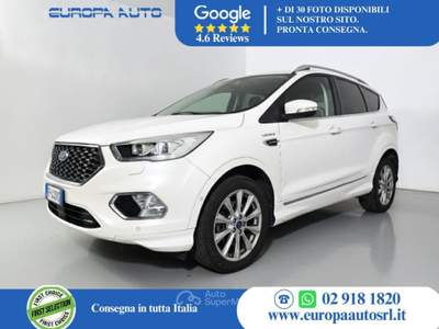 Ford Kuga 2.0 TDCI 150 CV S&S 4WD Powershift Vignale *TETTO* Bianco usata Paderno Dugnano