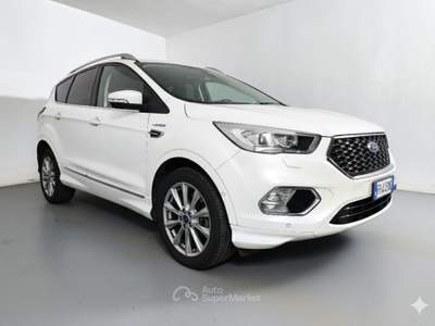 Ford Kuga 2.0 TDCI 150 CV S&S 4WD Powershift Vignale *TETTO* Bianco usata Paderno Dugnano