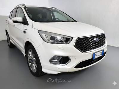 Ford Kuga 2.0 TDCI 150 CV S&S 4WD Powershift Vignale *TETTO* Bianco usata Paderno Dugnano
