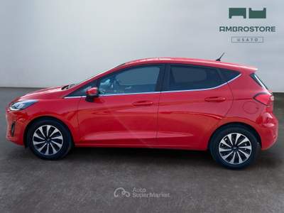 Ford Fiesta  - fiesta 5p 1.0 ecoboost h titanium 125cv powershift Rosso usata Segrate
