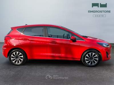 Ford Fiesta  - fiesta 5p 1.0 ecoboost h titanium 125cv powershift Rosso usata Segrate