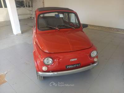 Fiat 500 Fiat 500  Cabrio del 1975 originale Arancione usata LIVORNO