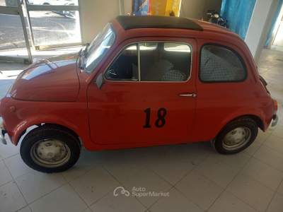 Fiat 500 Fiat 500  Cabrio del 1975 originale Arancione usata LIVORNO