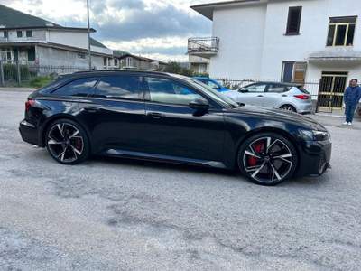 Audi RS 6 RS6 Avant 4.0 mhev quattro tiptronic Nero usata Mugnano del Cardinale