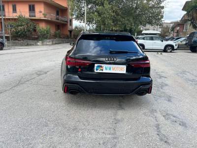 Audi RS 6 RS6 Avant 4.0 mhev quattro tiptronic Nero usata Mugnano del Cardinale