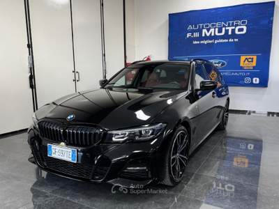 BMW Serie 3 330d d 48V xDrive Touring Msport Nero usata Medesano