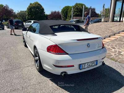 BMW Serie 6 635d 635 d cat Cabrio Bianco usata Rimini