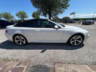 BMW Serie 6 635d 635 d cat Cabrio Bianco usata Rimini