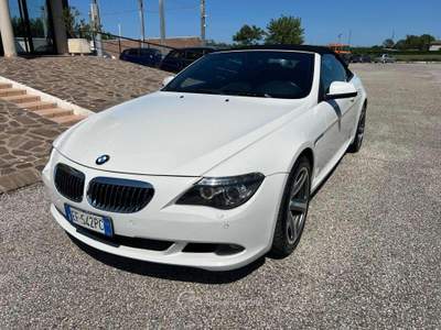BMW Serie 6 635d 635 d cat Cabrio Bianco usata Rimini