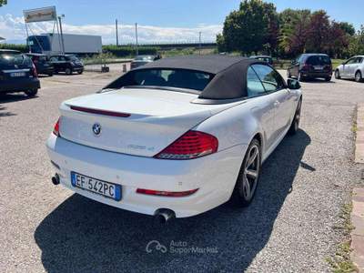 BMW Serie 6 635d 635 d cat Cabrio Bianco usata Rimini
