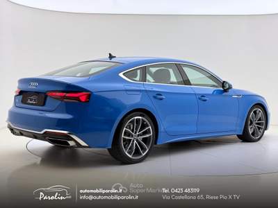 Audi A5 40 2.0 tfsi mhev S-line edition S-tronic Blu Turbo Blu/Azzurro usata Riese Pio X