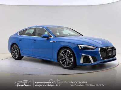Audi A5 40 2.0 tfsi mhev S-line edition S-tronic Blu Turbo Blu/Azzurro usata Riese Pio X
