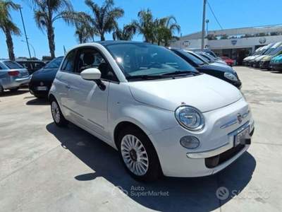 Fiat 500 1.2 benzina -Gpl 2012 Bianco usata San Michele Salentino