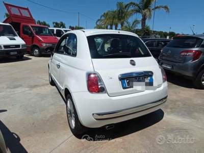 Fiat 500 1.2 benzina -Gpl 2012 Bianco usata San Michele Salentino