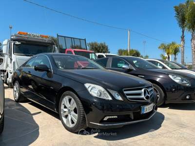Mercedes-Benz Classe E Mercedes E 250 CDI Coupe BlueEFFICIENCY Avantgarde Nero usata San Michele Salentino