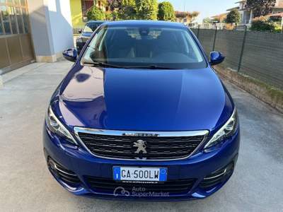 Peugeot 308 BlueHDi 130 S&S EAT8 Allure C.A NAVI SENSORI Blu/Azzurro usata Nogarole Rocca