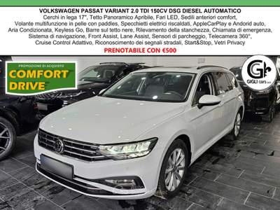 Volkswagen Passat Tetto LED C.17 ACC Camera360 PDC Navi Paddles S&S Bianco usata Campi Bisenzio